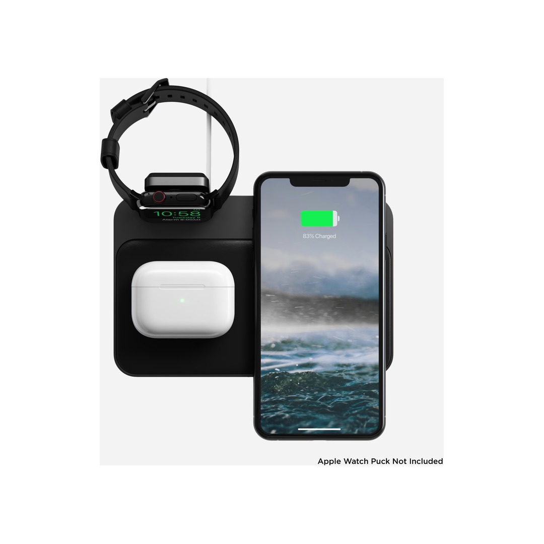 NOMAD Base Station Apple Watch with Magnetic Alignment V3 - Black